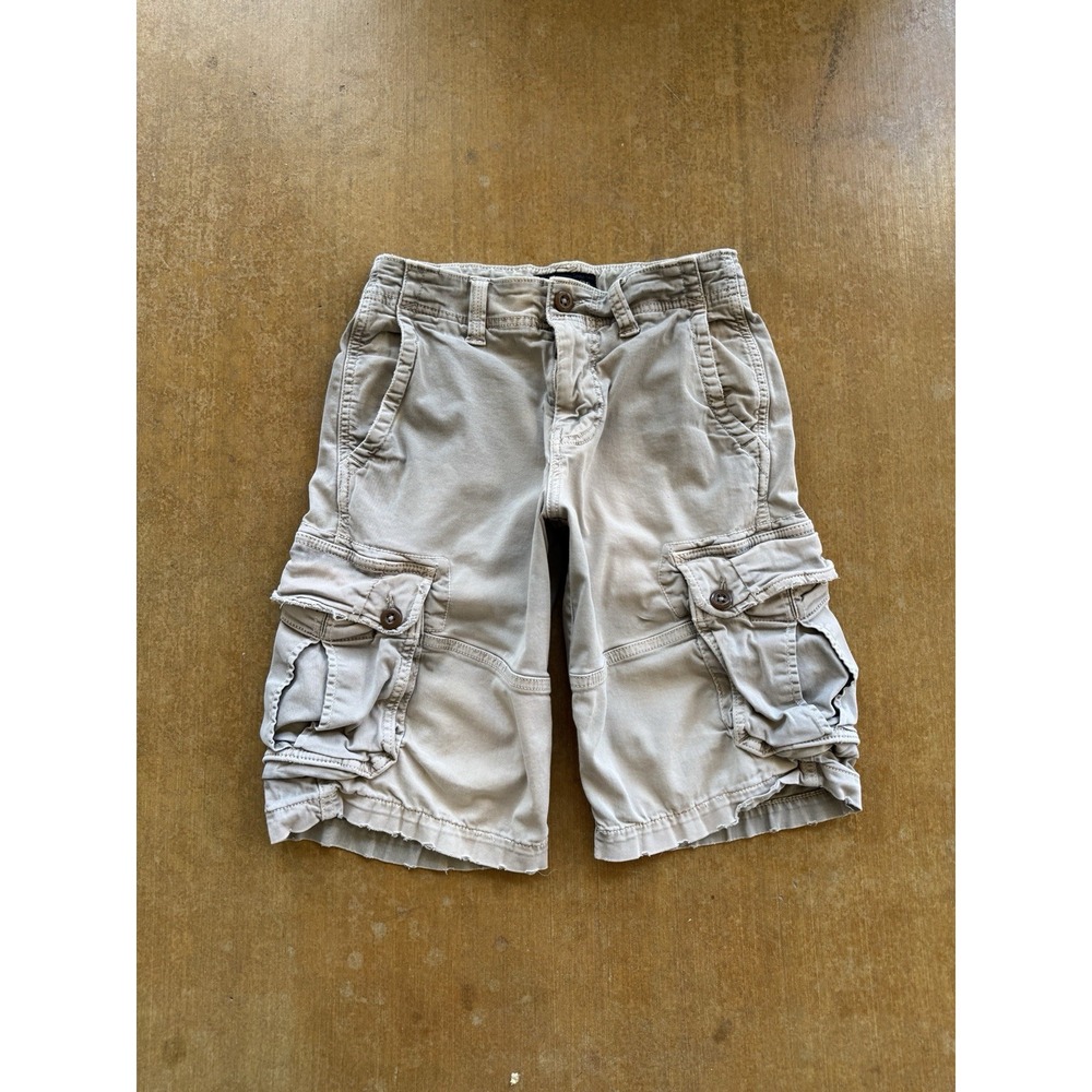 American Eagle Longer Length Faded Cargo Utility Skater Surfer Y2K Shorts 26W